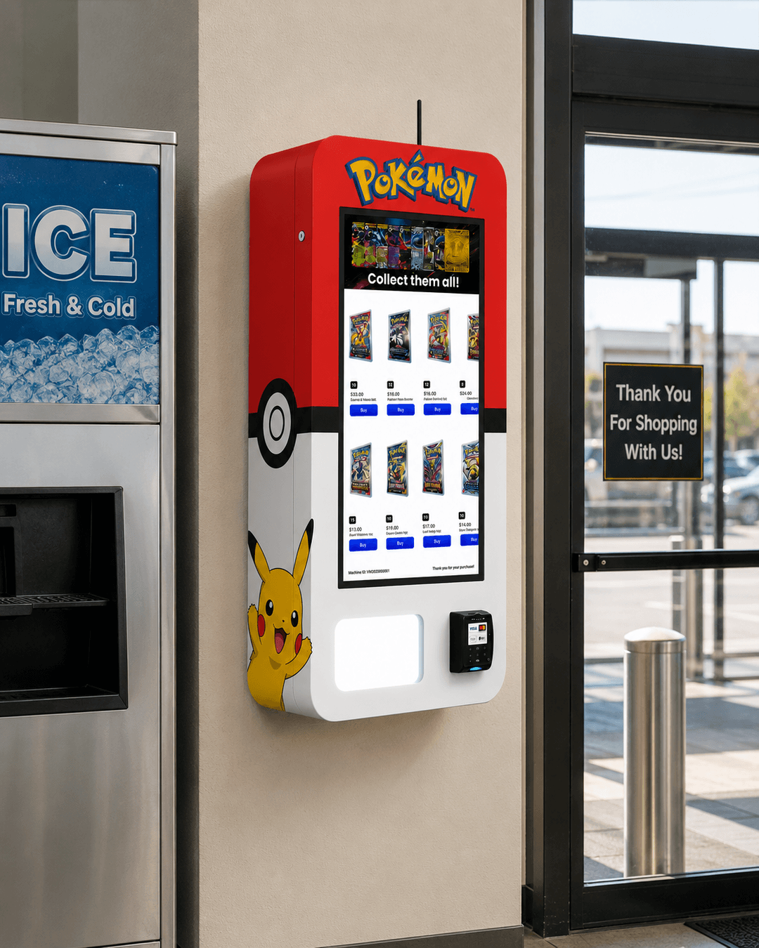 LVP Vending Pokemon machine